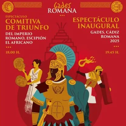 Cartel del espectáculo 'Comitiva de Triunfo del Imperio Romano, Escipión El Africano'. Cartel del espectáculo 'Comitiva de Triunfo del Imperio Romano, Escipión El Africano'.