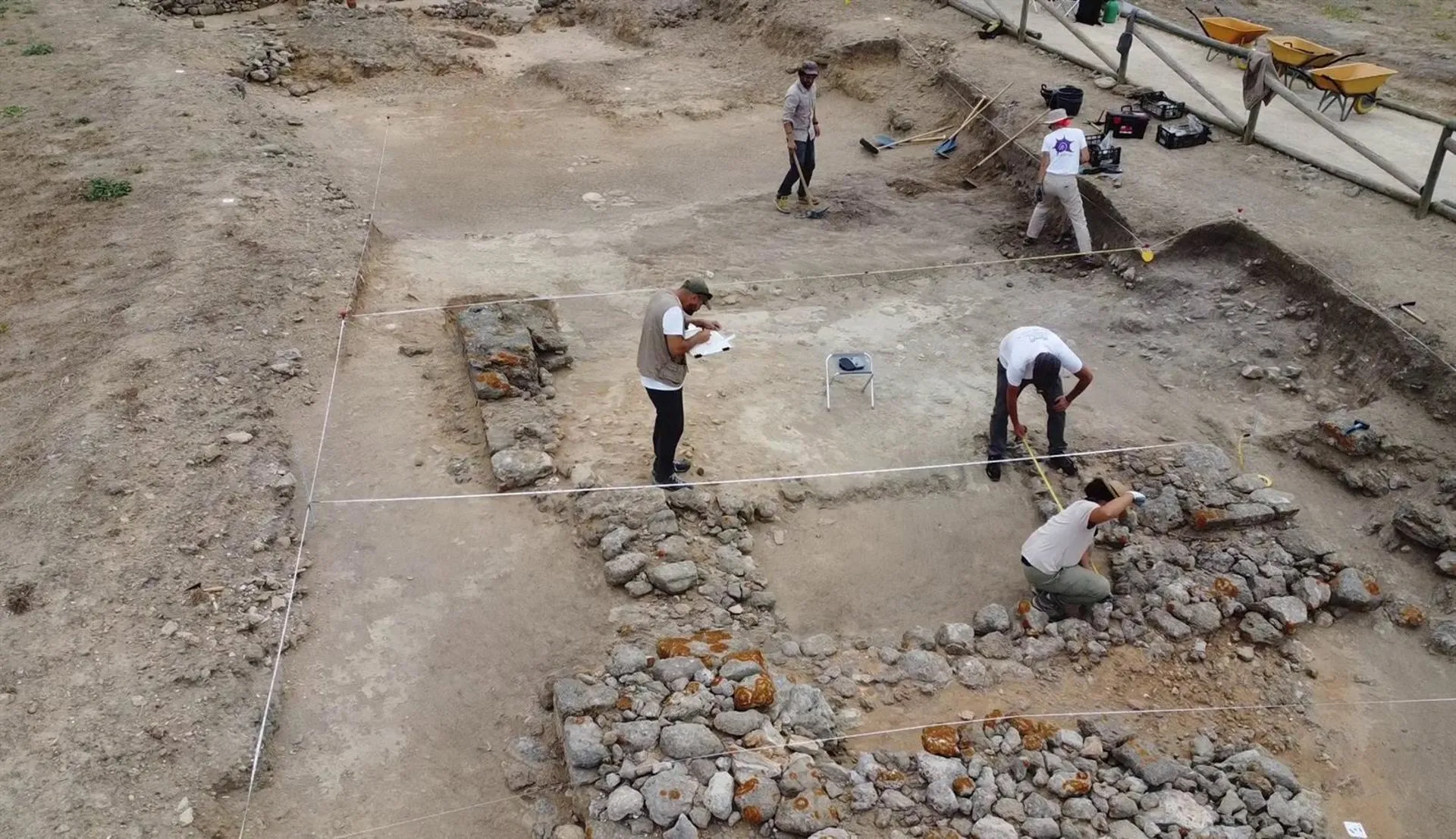 Trabajos arqueológicos en el Castillo de Doña Blanca en El Puerto por parte de la UCA.