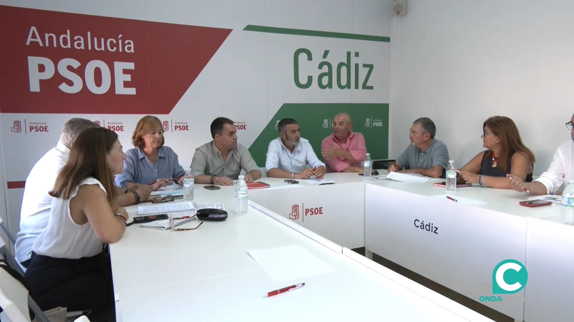 Encuentro mantenido este lunes entre CCOO y UGT y el PSOE provincial. Encuentro mantenido este lunes entre CCOO y UGT y el PSOE provincial.