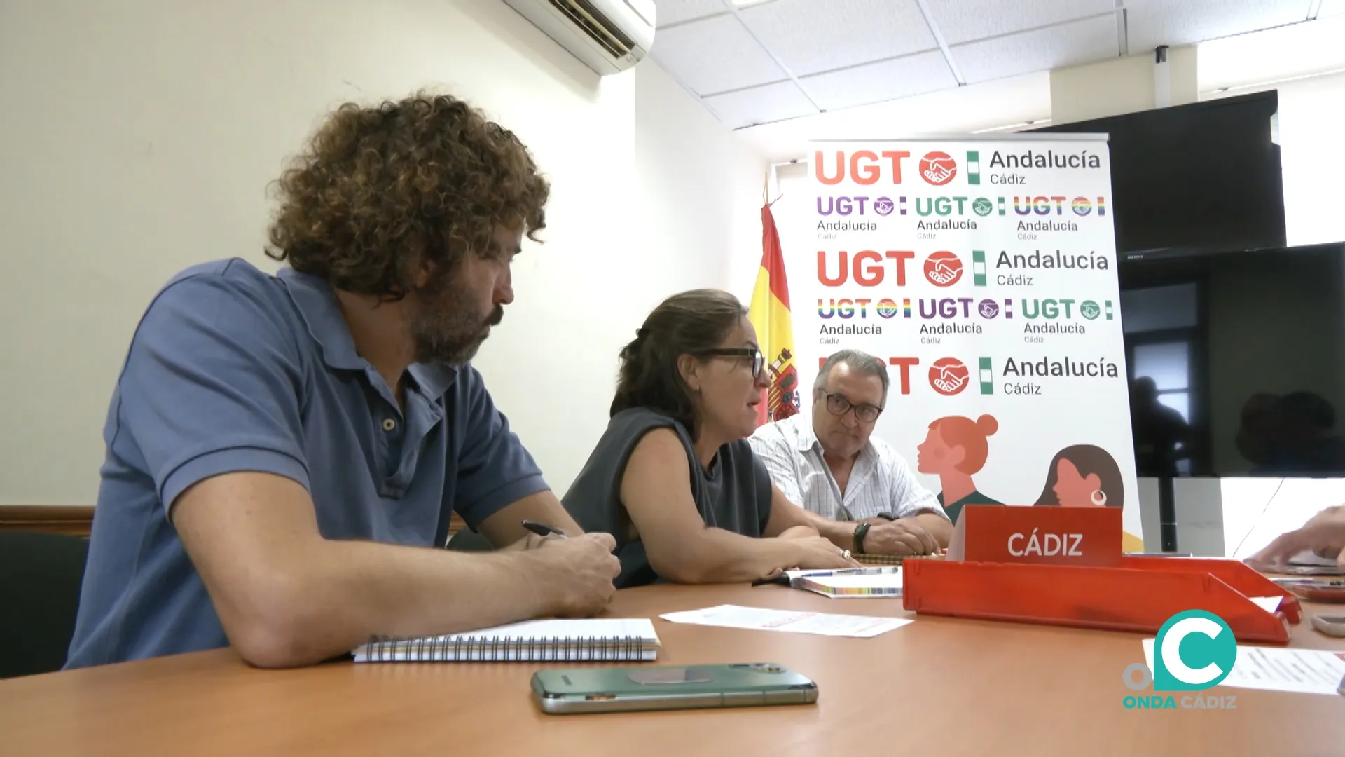 Encuentro de Sumar con representantes sindicales de CCOO y UGT. Encuentro de Sumar con representantes sindicales de CCOO y UGT.