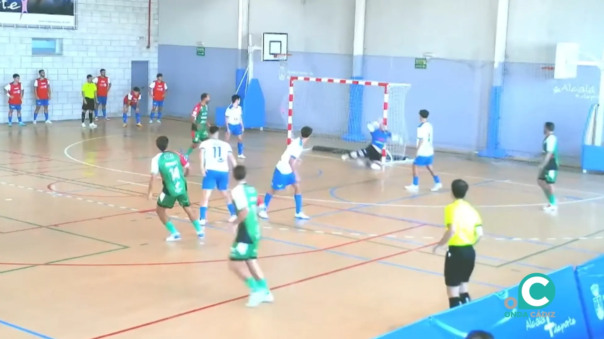 Partido del CD Virgili Cádiz frente al CD Alcalá de Guadaíra FS. Partido del CD Virgili Cádiz frente al CD Alcalá de Guadaíra FS.