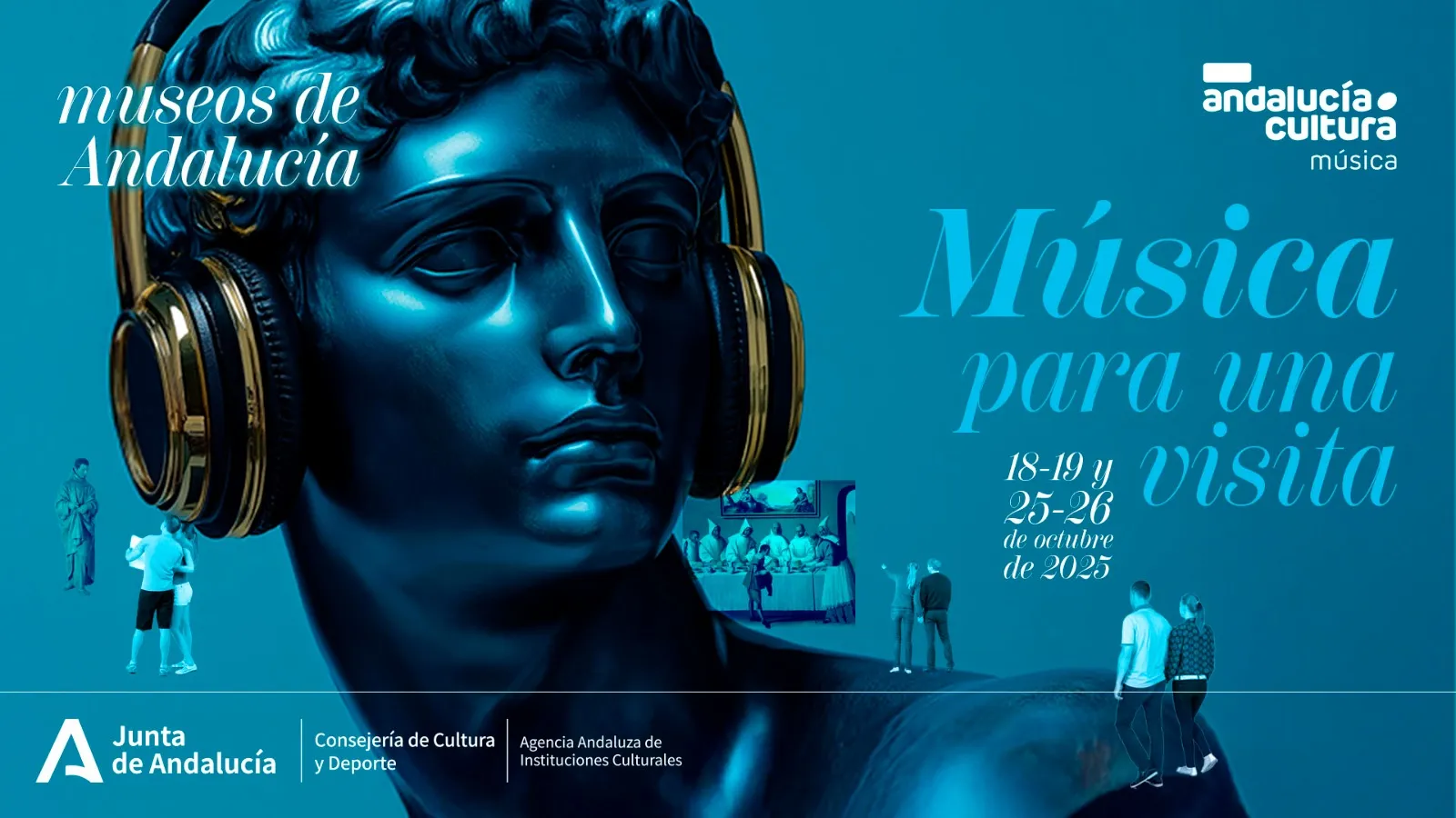 Cartel del nuevo ciclo ‘Música para una visita’. Cartel del nuevo ciclo ‘Música para una visita’.