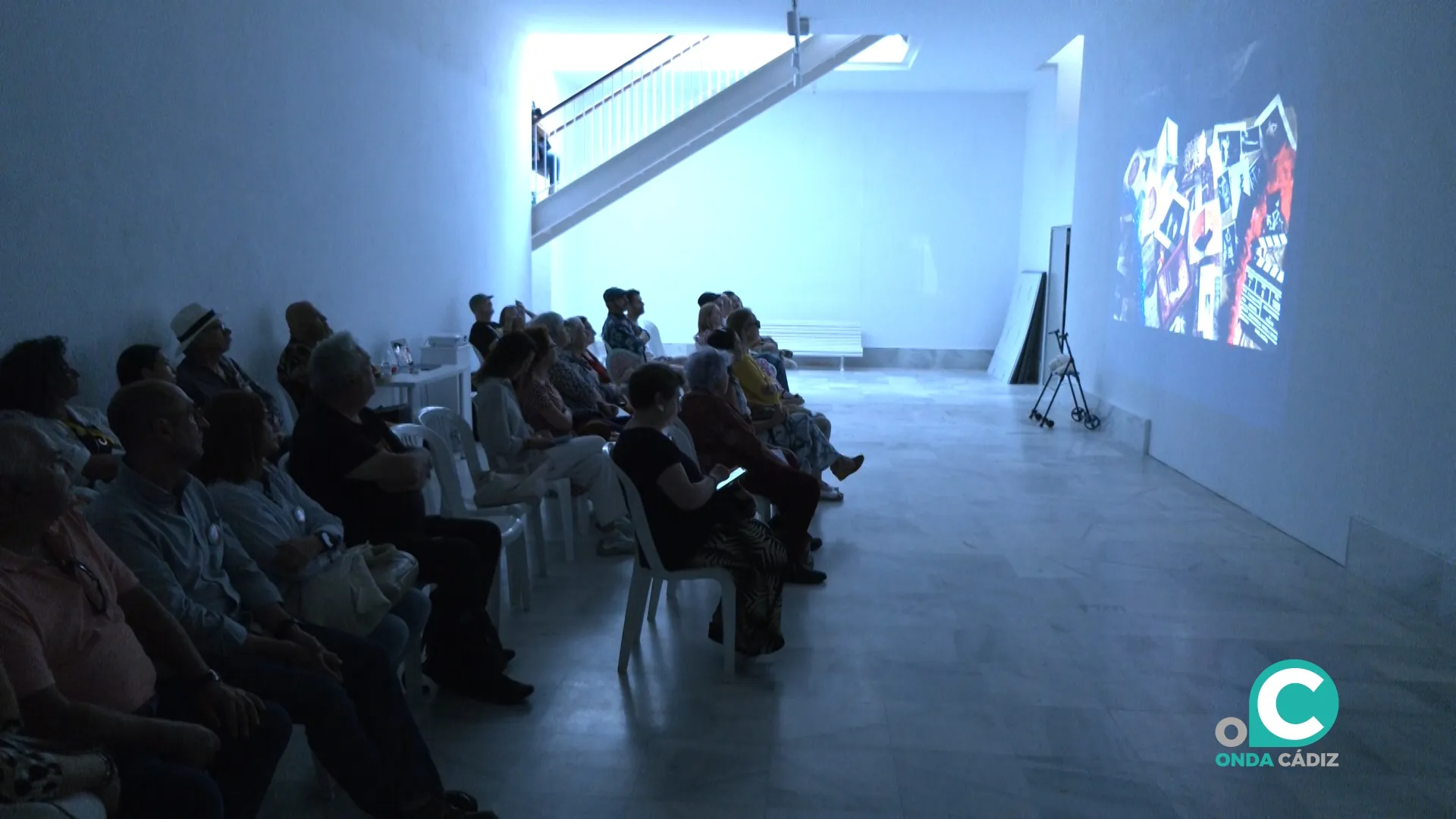 Momento de la proyección de 'La balada perdida' en el ECCO. Momento de la proyección de 'La balada perdida' en el ECCO.