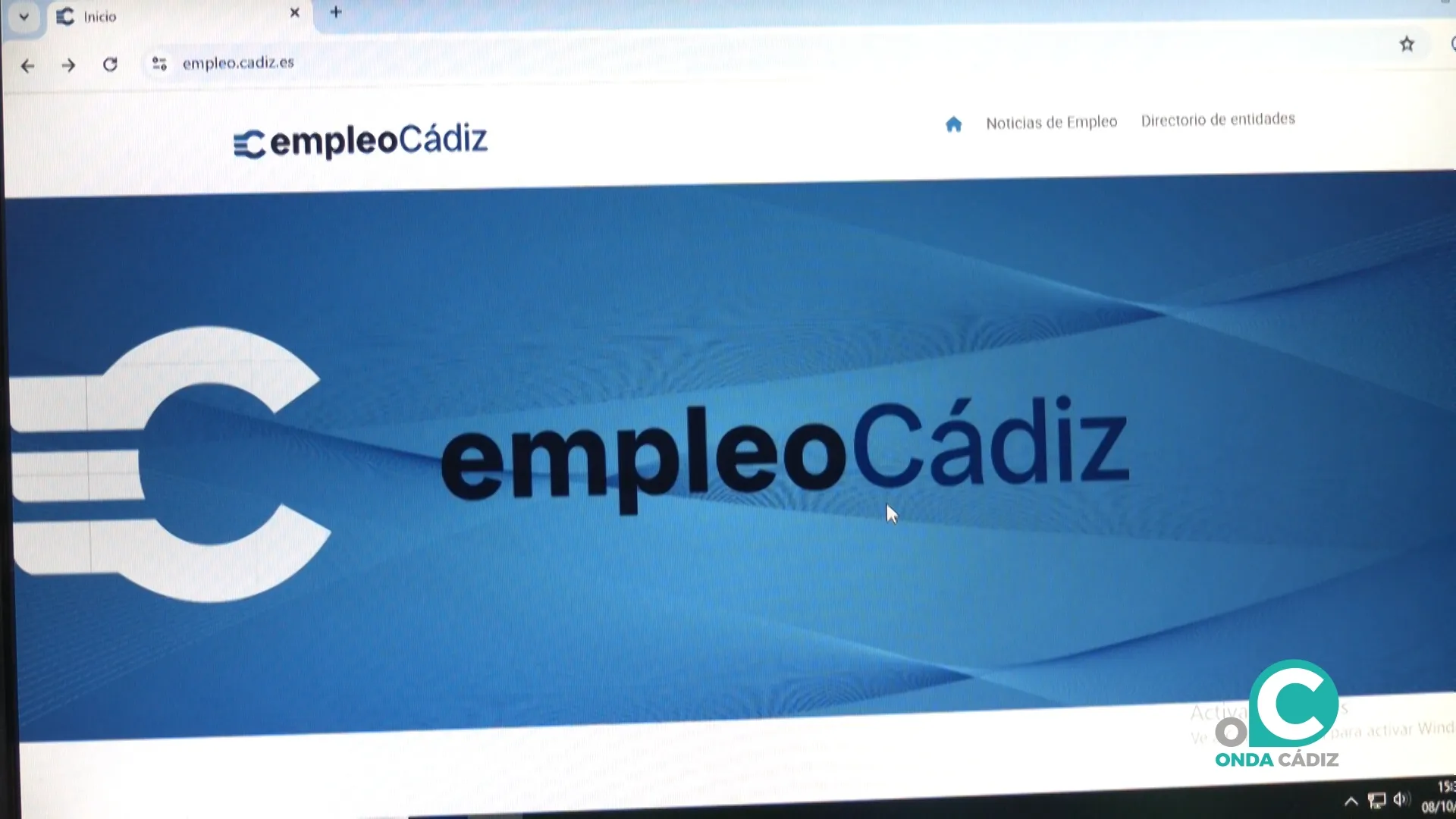 Portada de la nueva web, empleo.cadiz.es. Portada de la nueva web, empleo.cadiz.es.