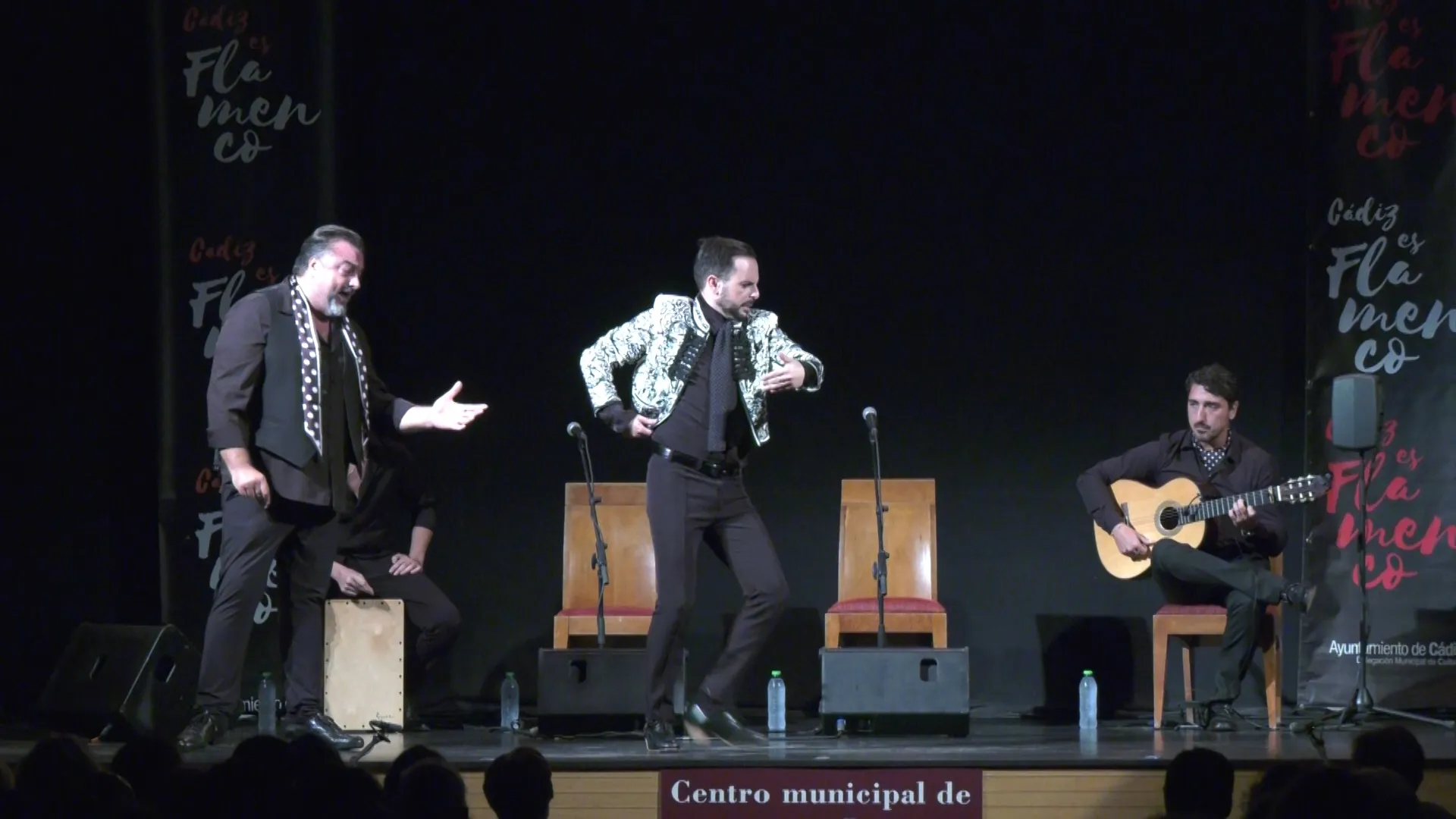 El bailaor David Nieto, en el Centro municipal de Arte Flamenco La Merced. ...