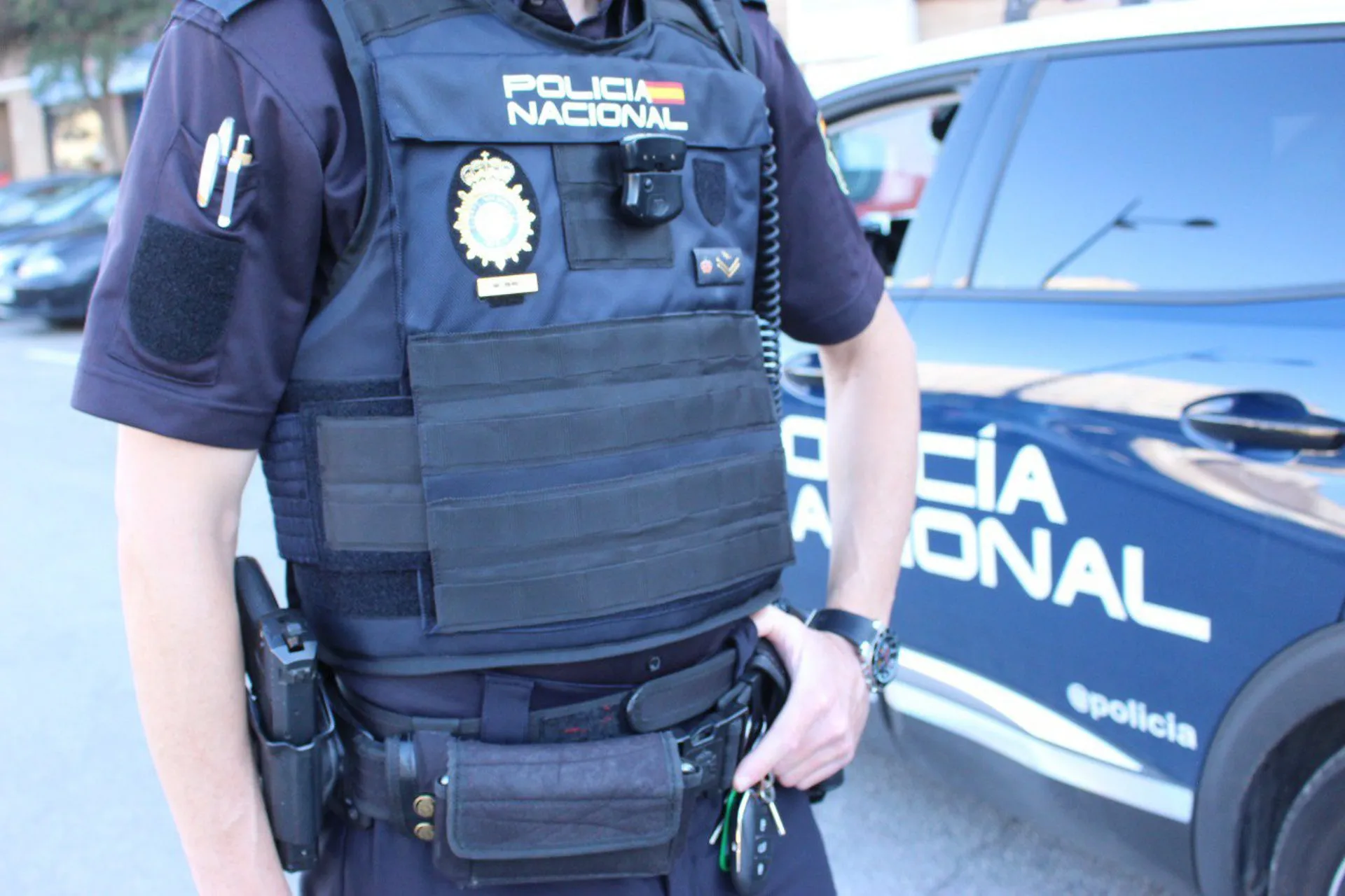 Agente de la Policia Nacional en una imagen de archivo Agente de la Policia Nacional en una imagen de archivo