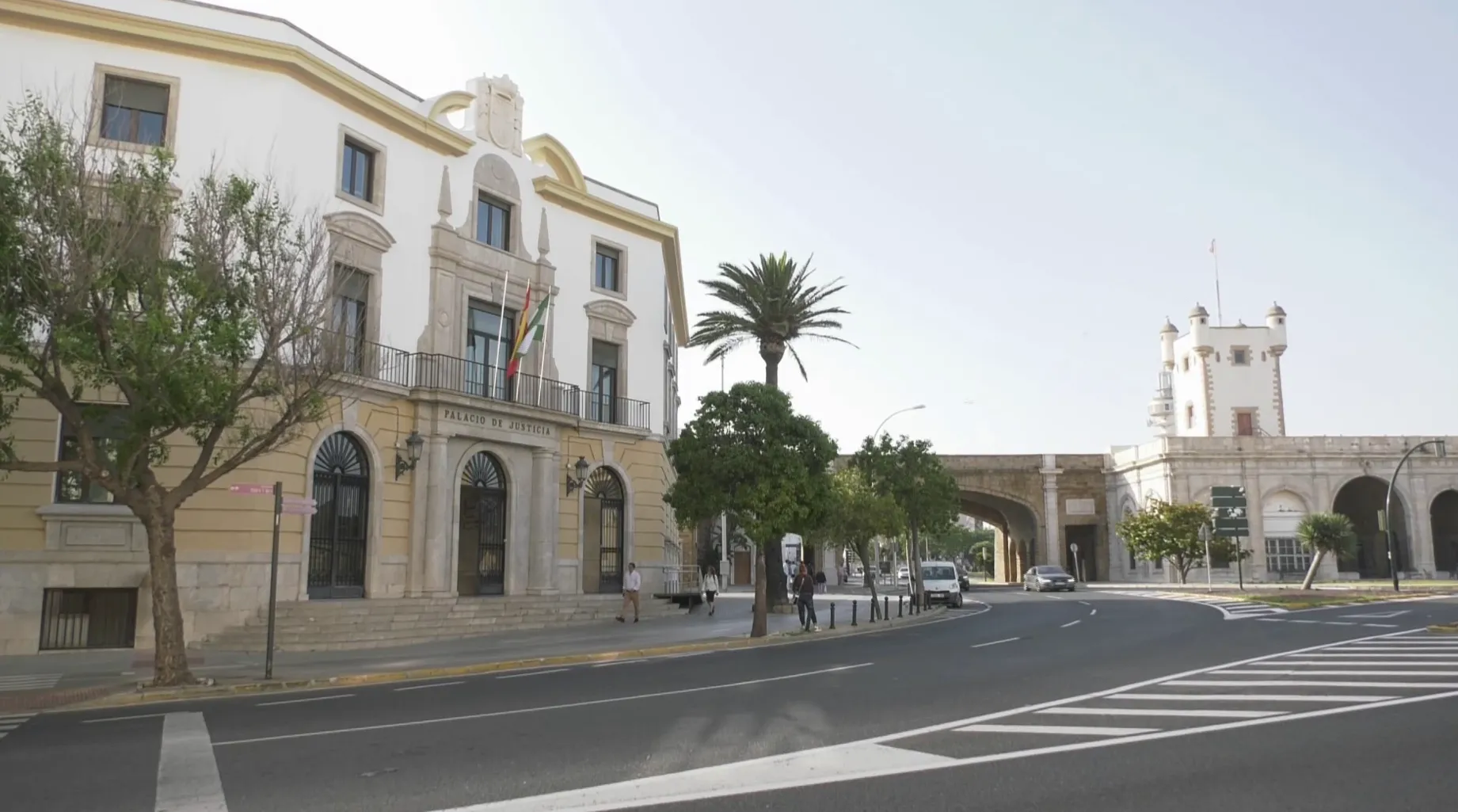 Fachada de la Audiencia Provincial de Cádiz