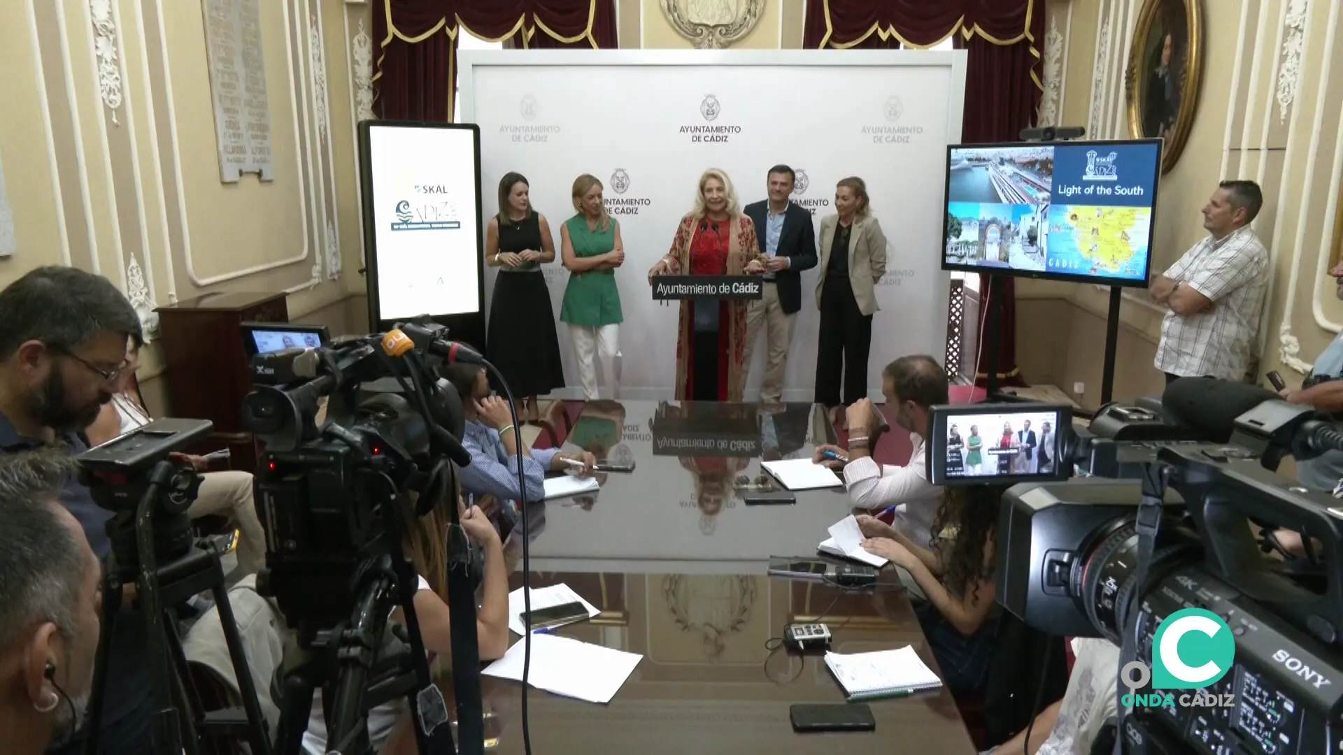 Un momento de la presentación del acontecimiento, este lunes, en el Ayuntamiento Un momento de la presentación del acontecimiento, este lunes, en el Ayuntamiento