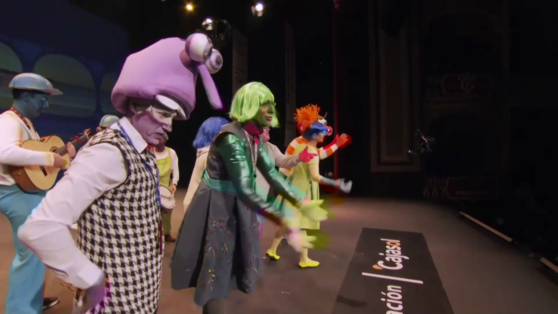 Actuación durante el pasado concurso en el Gran Teatro Falla