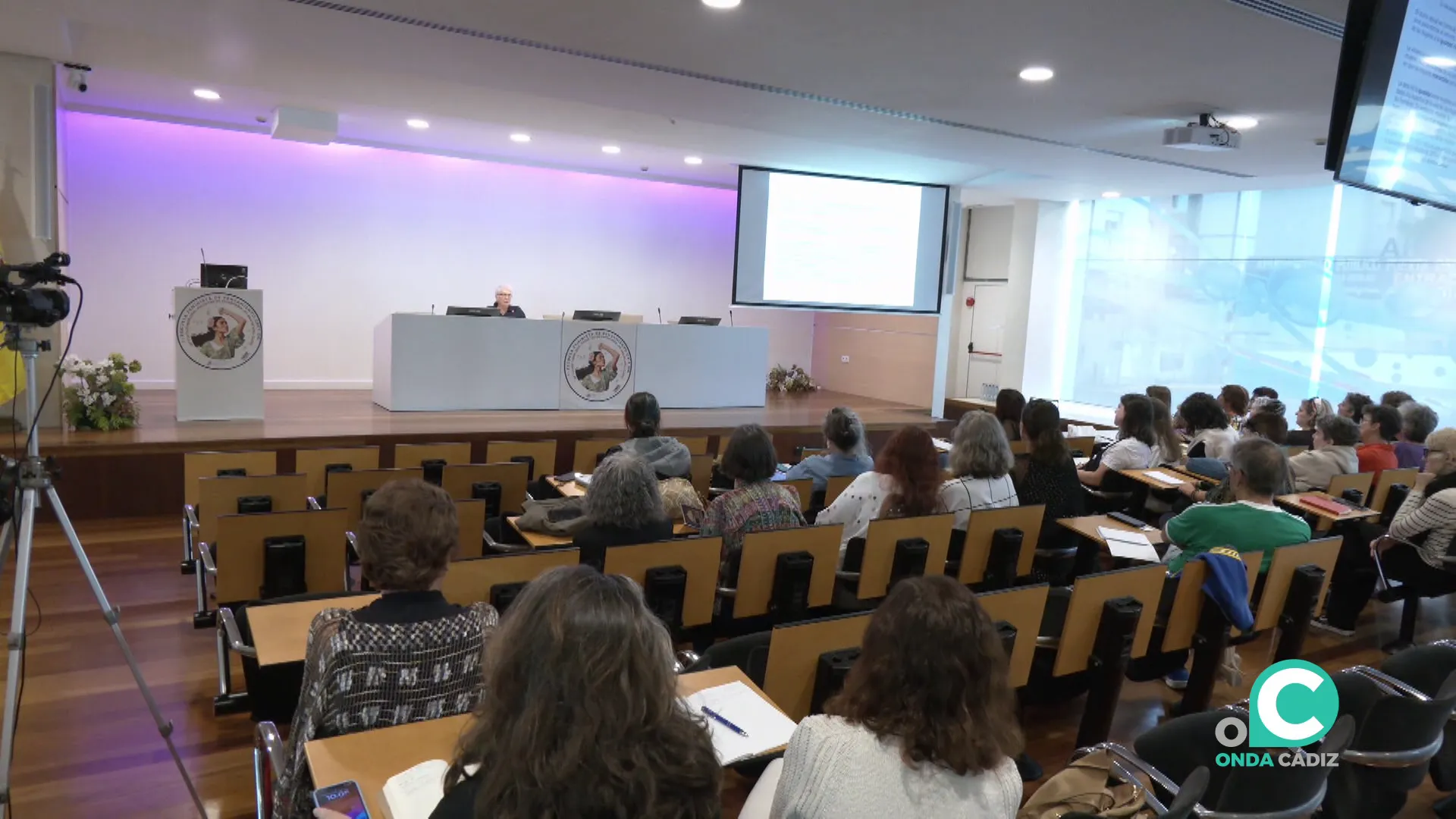 La ponencia inaugural estuvo a cargo de Sheila Jeffreys La ponencia inaugural estuvo a cargo de Sheila Jeffreys