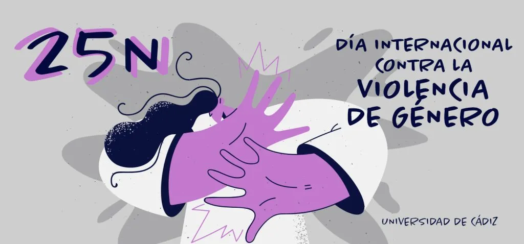 Cartel anunciador por el 25N en la Universidad