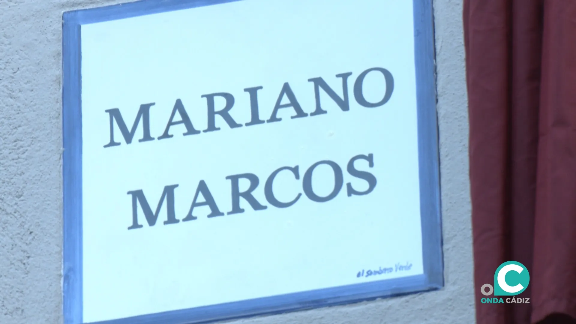 Este lunes se inauguró una nueva calle en la ciudad con el nombre del profesor Mariano Marcos. 