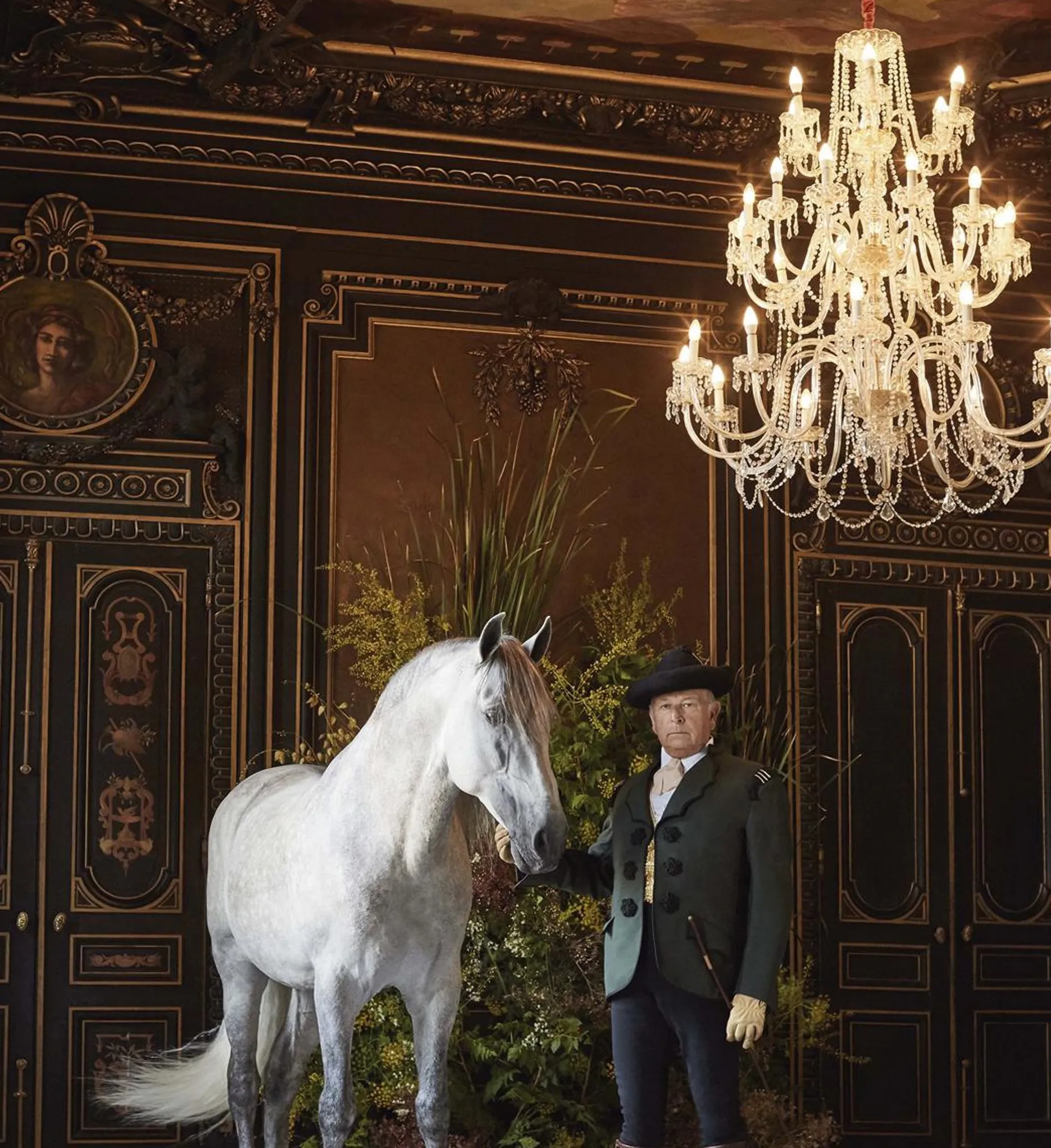 Álvaro Domecq en la Real Escuela de Arte Ecuestre en una imagen de archivo.