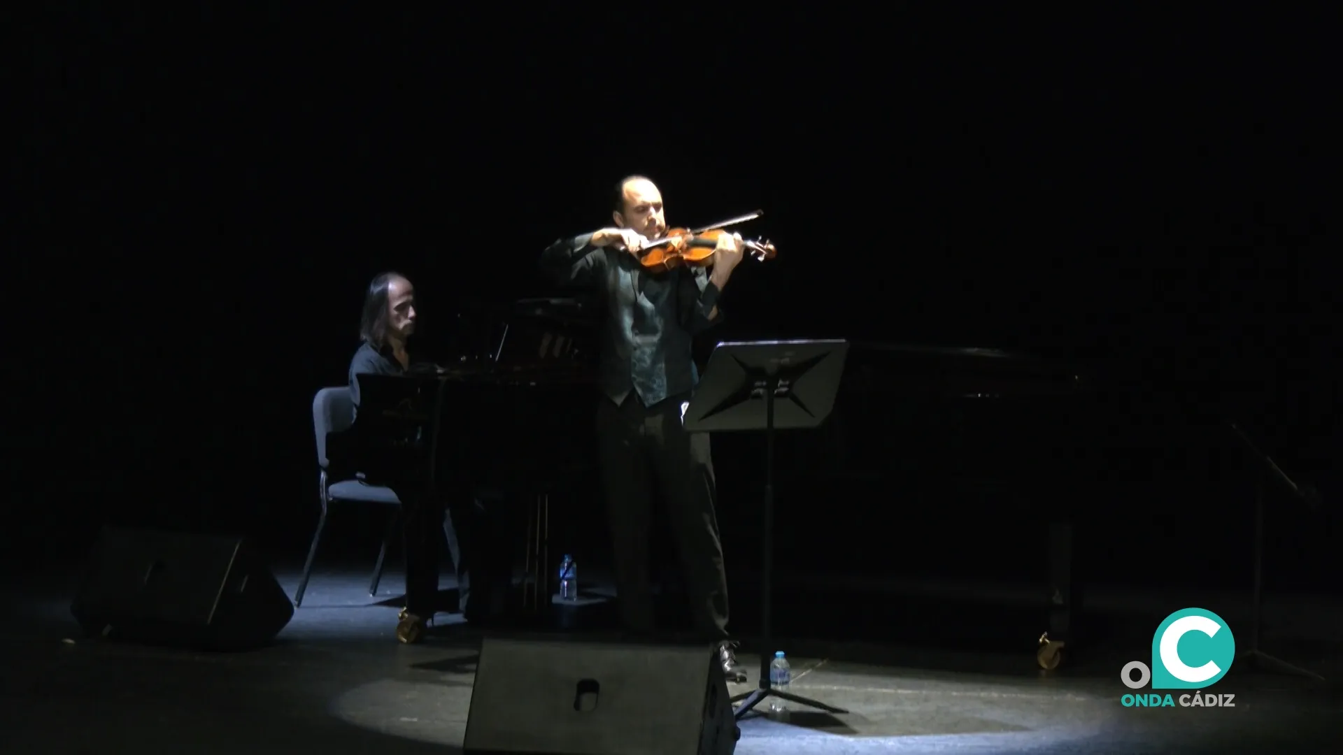 Imagen de la actuación del Jesús Reina Trío dentro del Festival de Música Española de Cádiz.