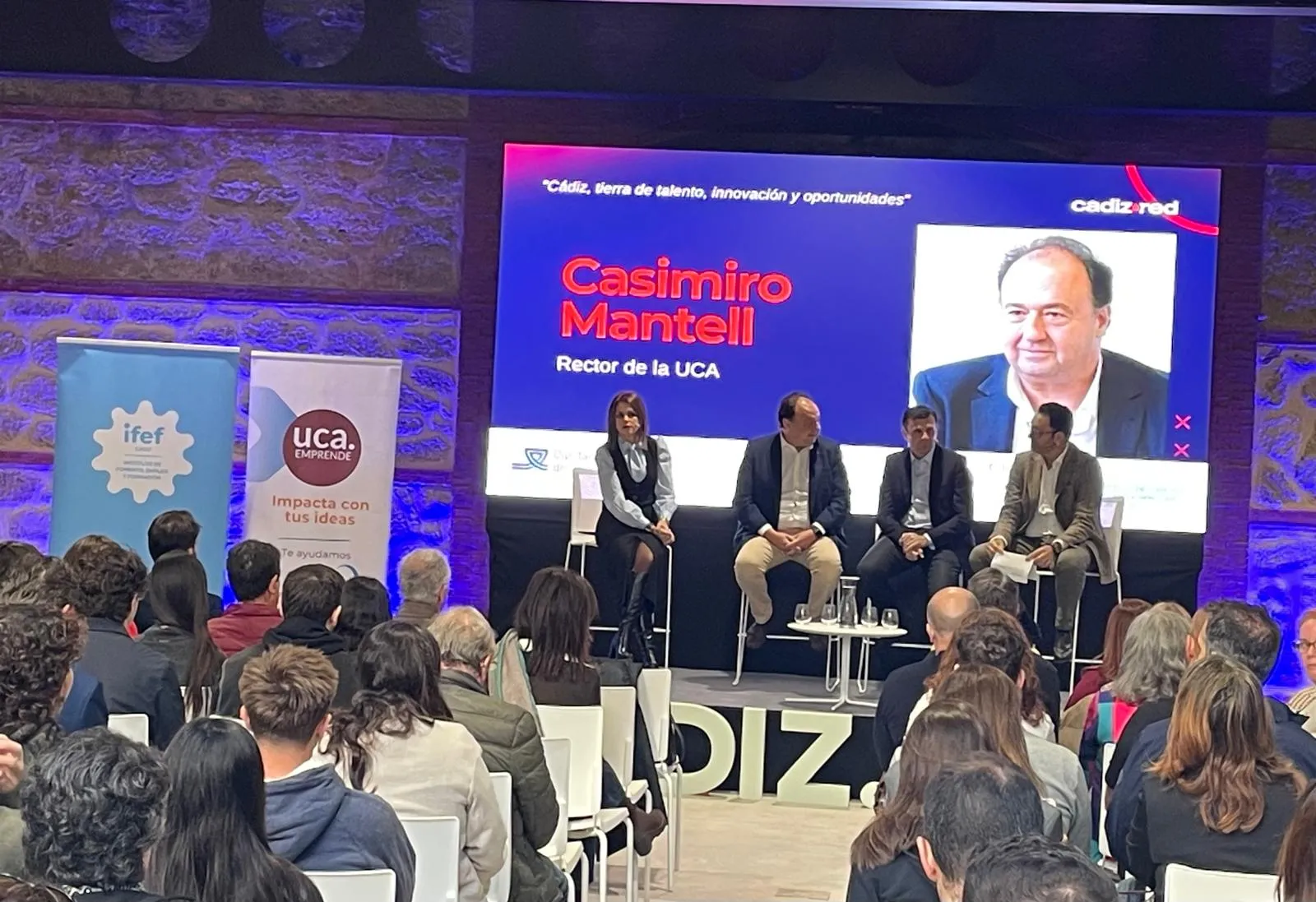 Jornada "Cádiz.Red Impulsando Futuro", celebrada este martes. 