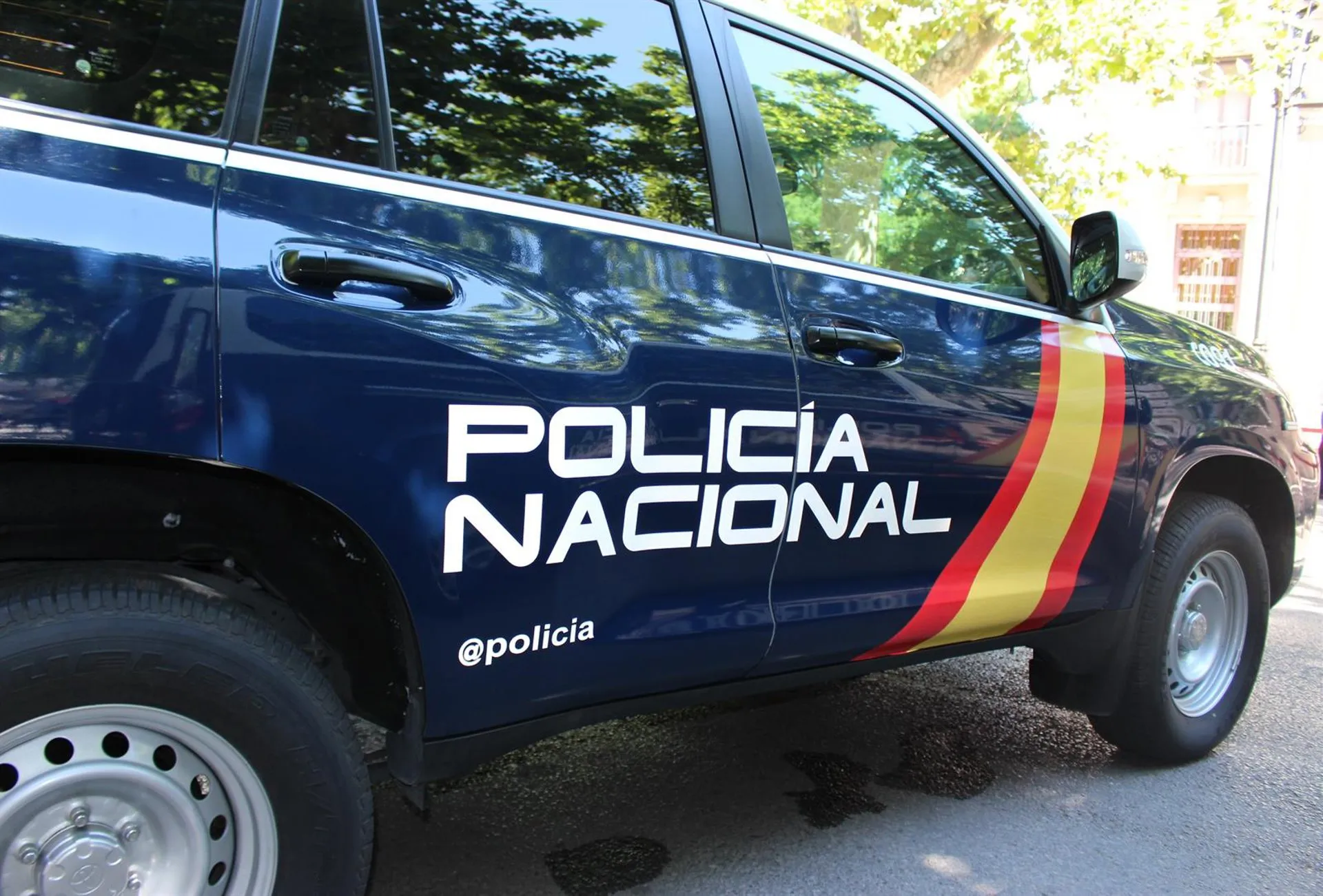 Véhiculo de la Policía Nacional