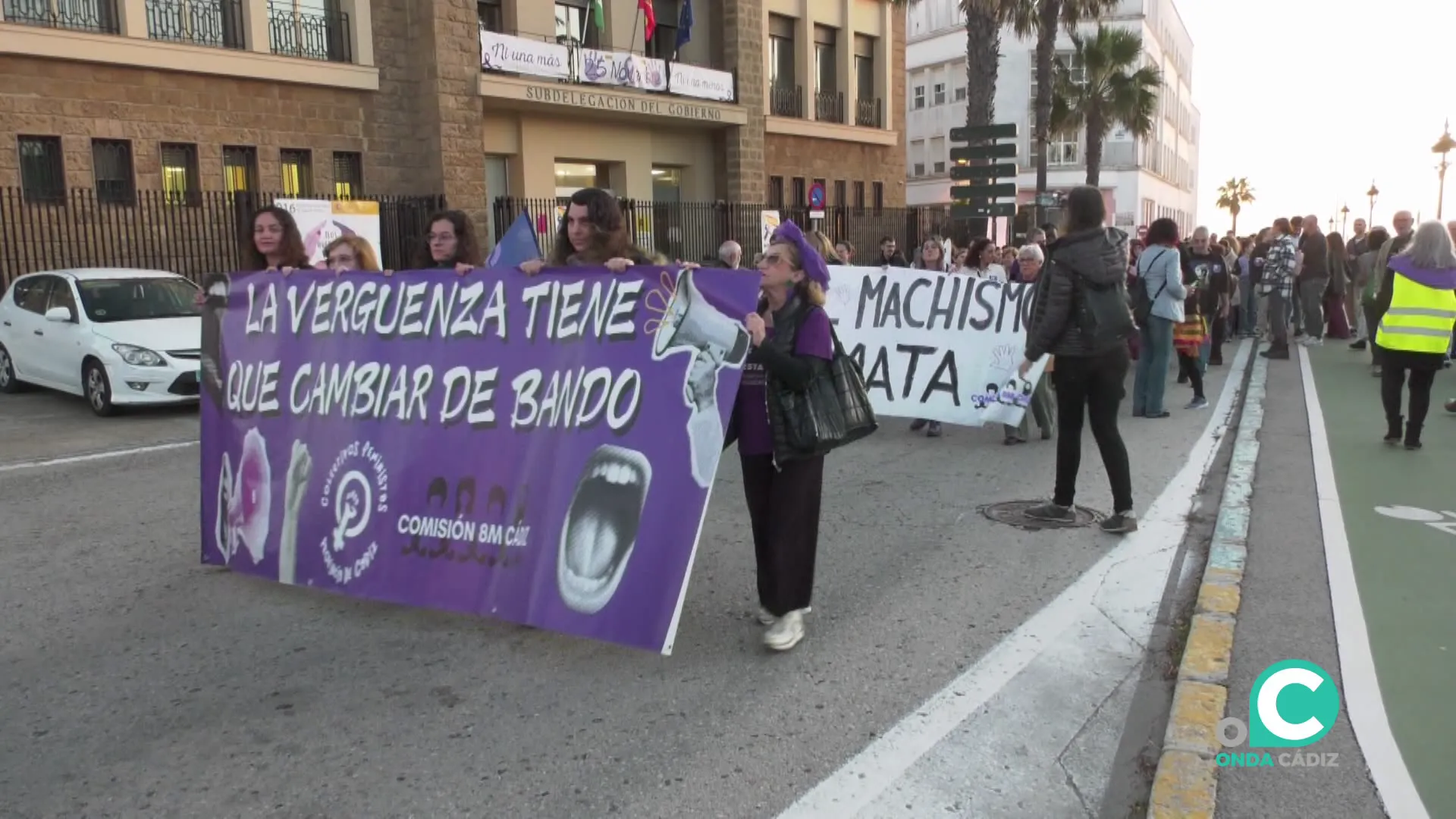 Marcha por la fecha revindicativa en la capital gaditana