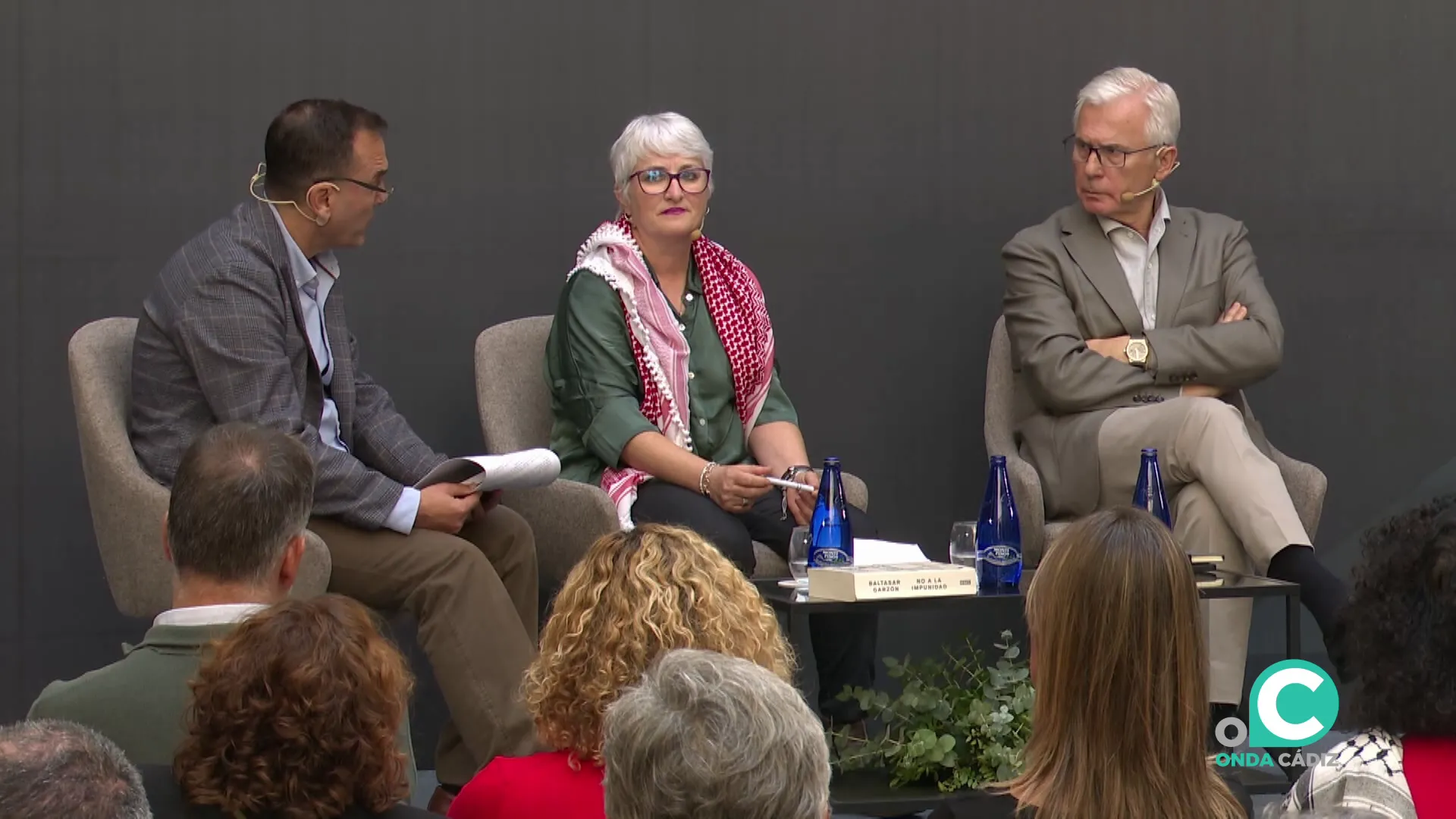 El afamado jurista Baltasar Garzón durante el foro celebrado en la institución provincial
