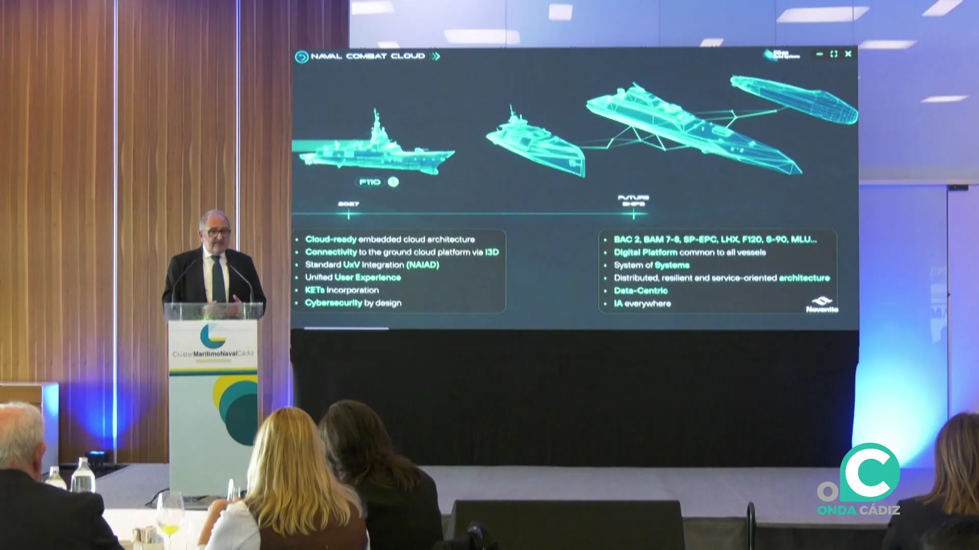 Una de las ponencias de la cita celebrado este miércoles en el hotel parador Atlántico