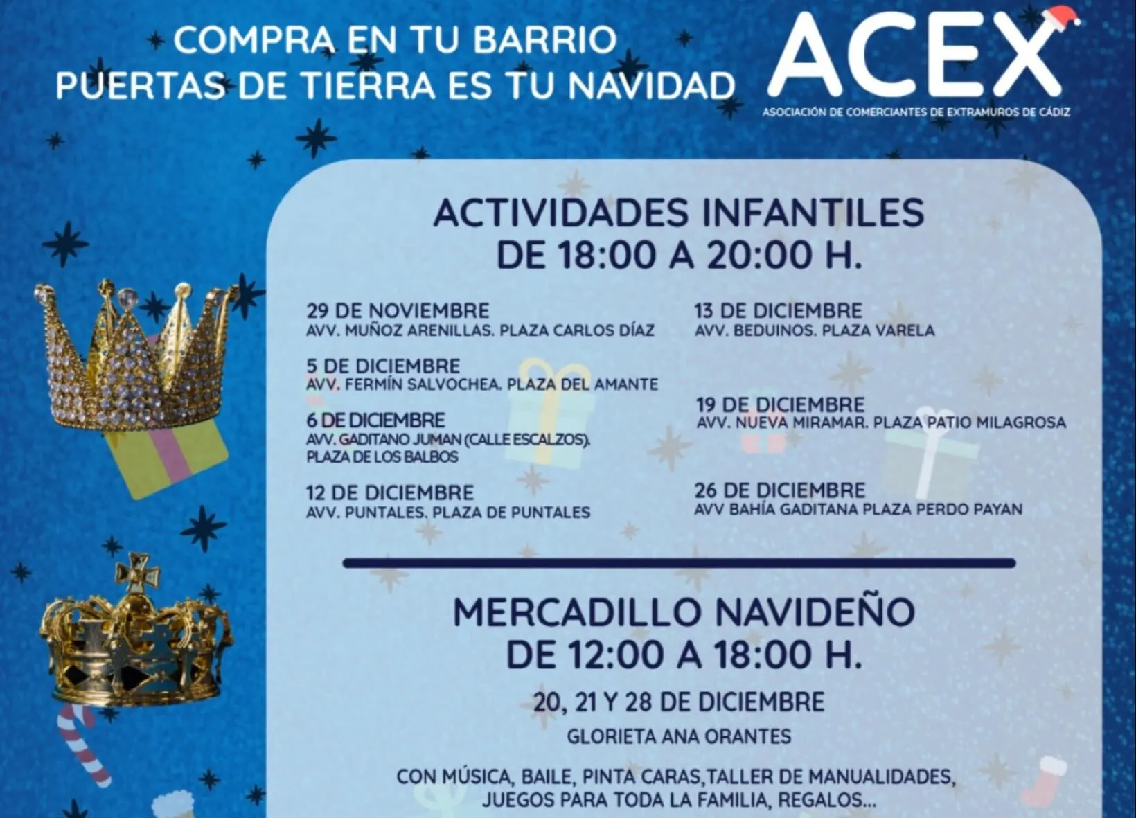 Los comerciantes estarán durante los fines de semanas en la glorieta Ana Orantes