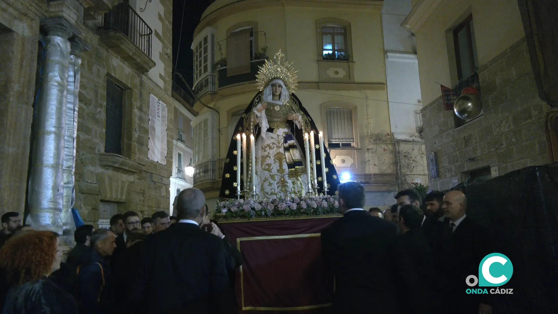 Traslado de la imagen de Nuestra Señora del Buen Fin a la Catedral de Cádiz. 