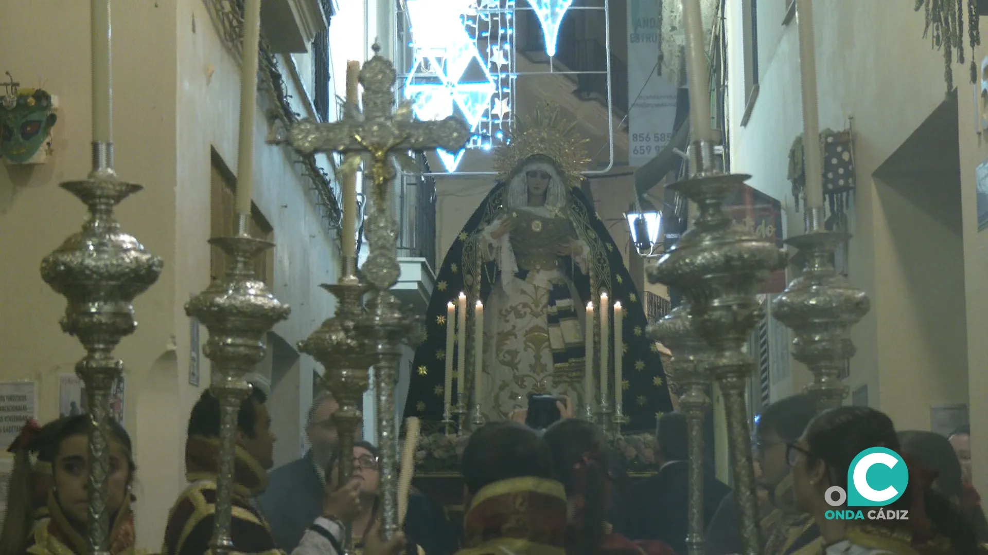 Traslado de la imagen de Nuestra Señora del Buen Fin a la Catedral de Cádiz. 