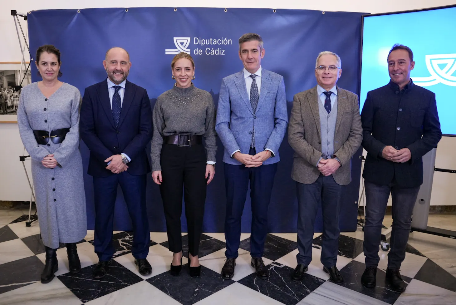 Autoridades de la institución este martes con el tradicional encuentro con los medios por Navidad