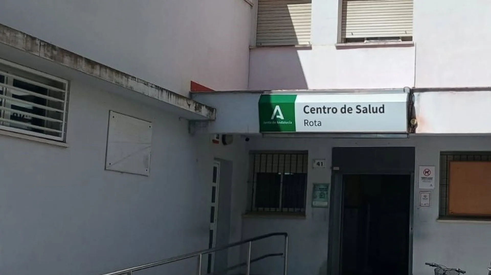 Entrada del lugar del suceso