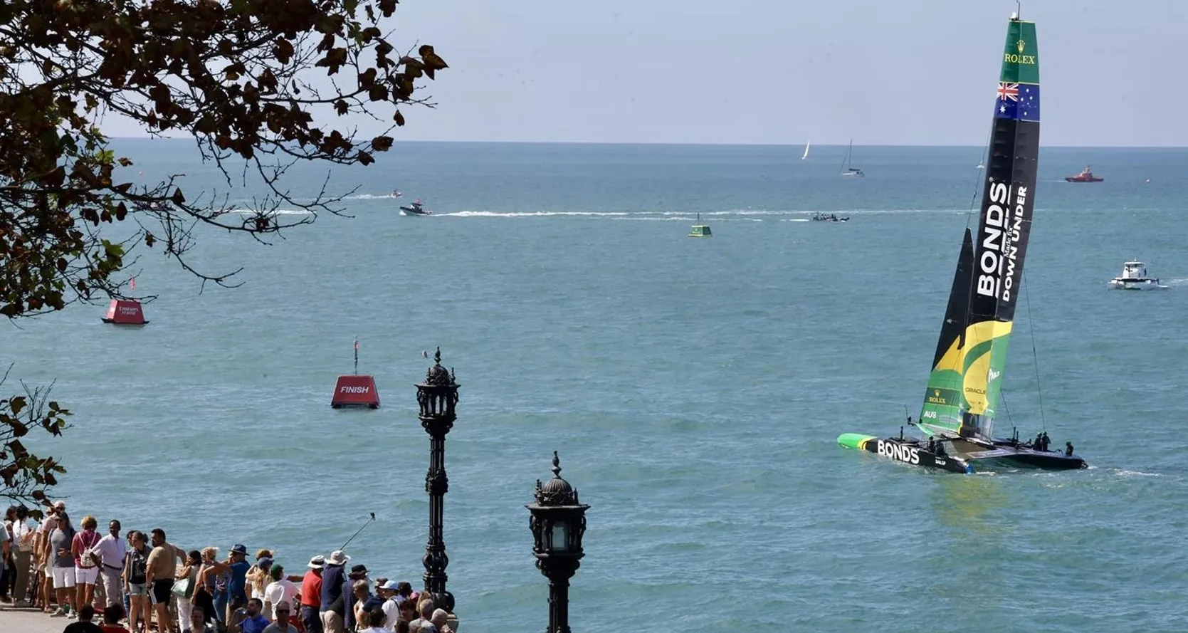 Una embarcación en una de las pruebas del pasado mes de octubre 