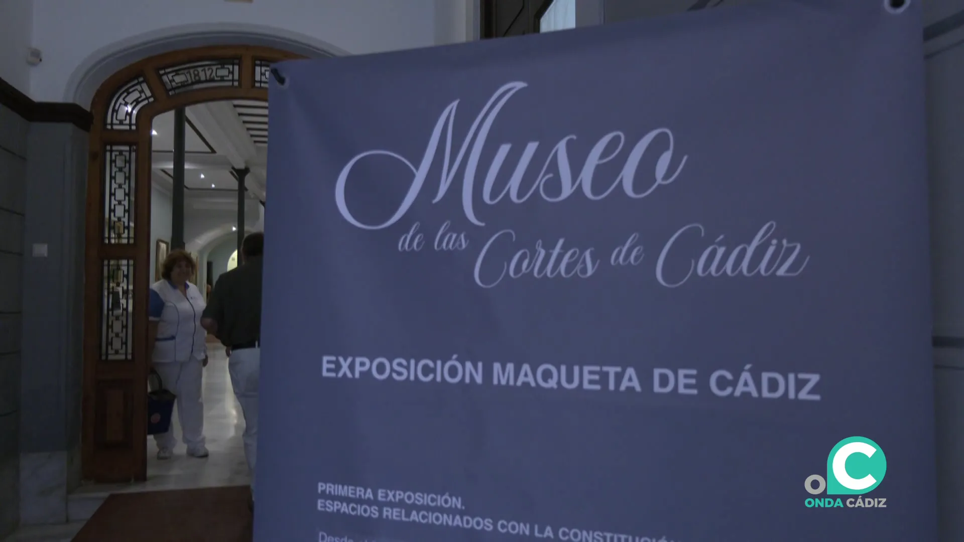 Entrada museo de Las Cortes