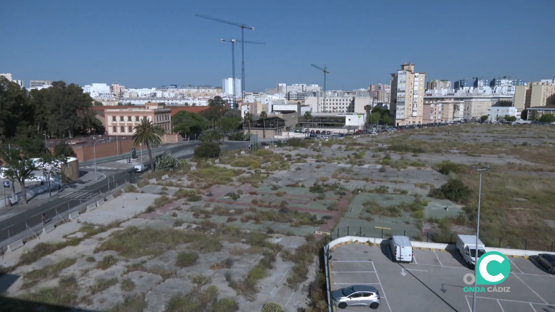 Terrenos destinados para el nuevo centro en la capital gaditana