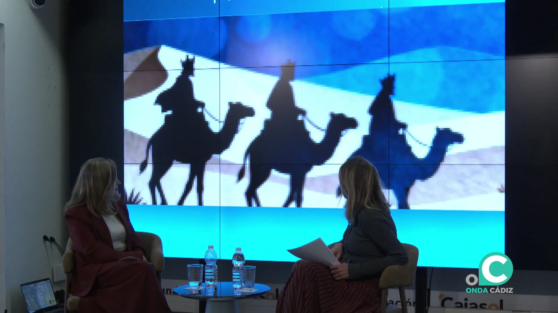 Momento de la presentación del video promocional