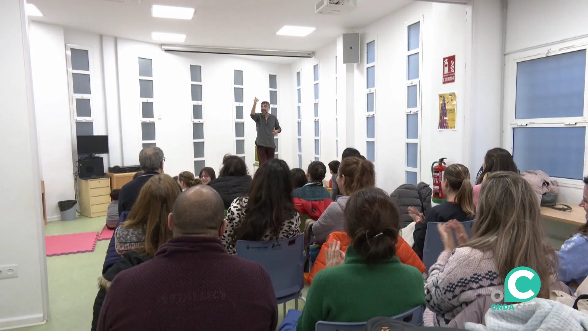 Grandes y pequeños disfrutaron de la simpática sesión el pasado miércoles