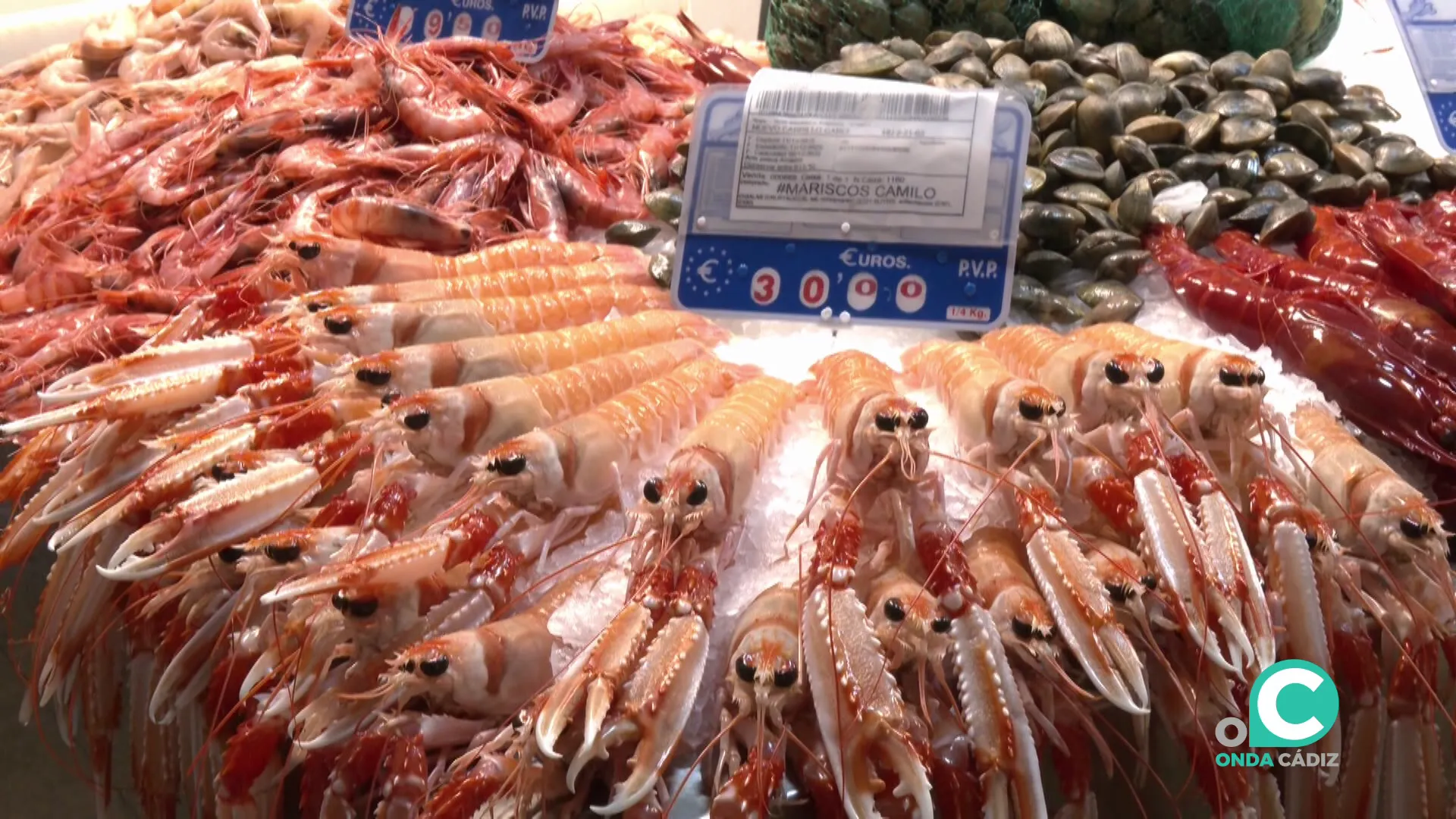 Productos expuestos en el mercado