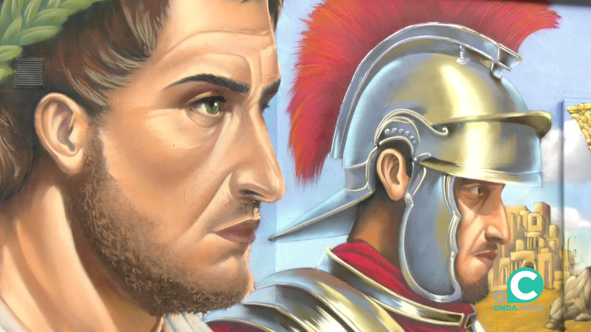 Detalle de la imagen ahora inmortalizada en el auditorio Costa Rica 