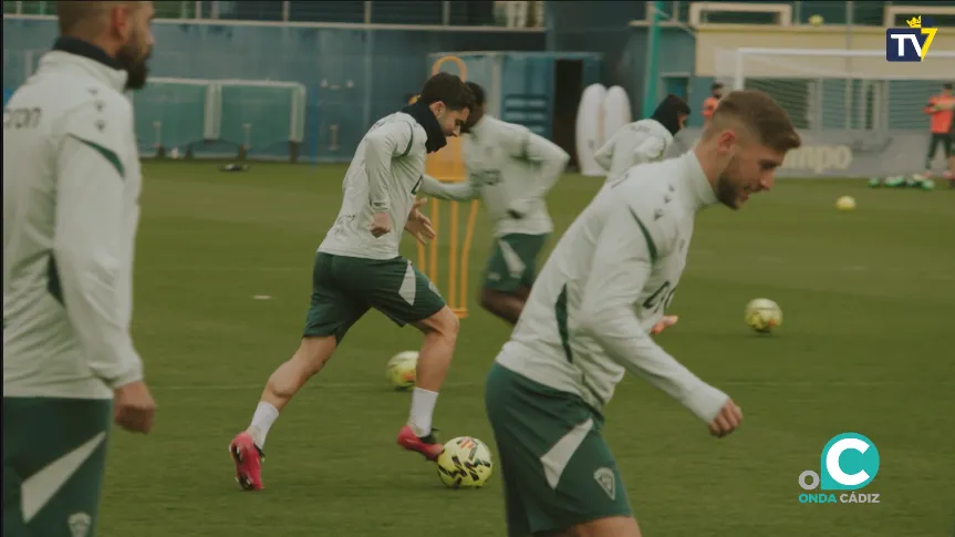 Imagen del último entrenamiento en la Ciudad Deportiva (Foto: Cádiz CF)