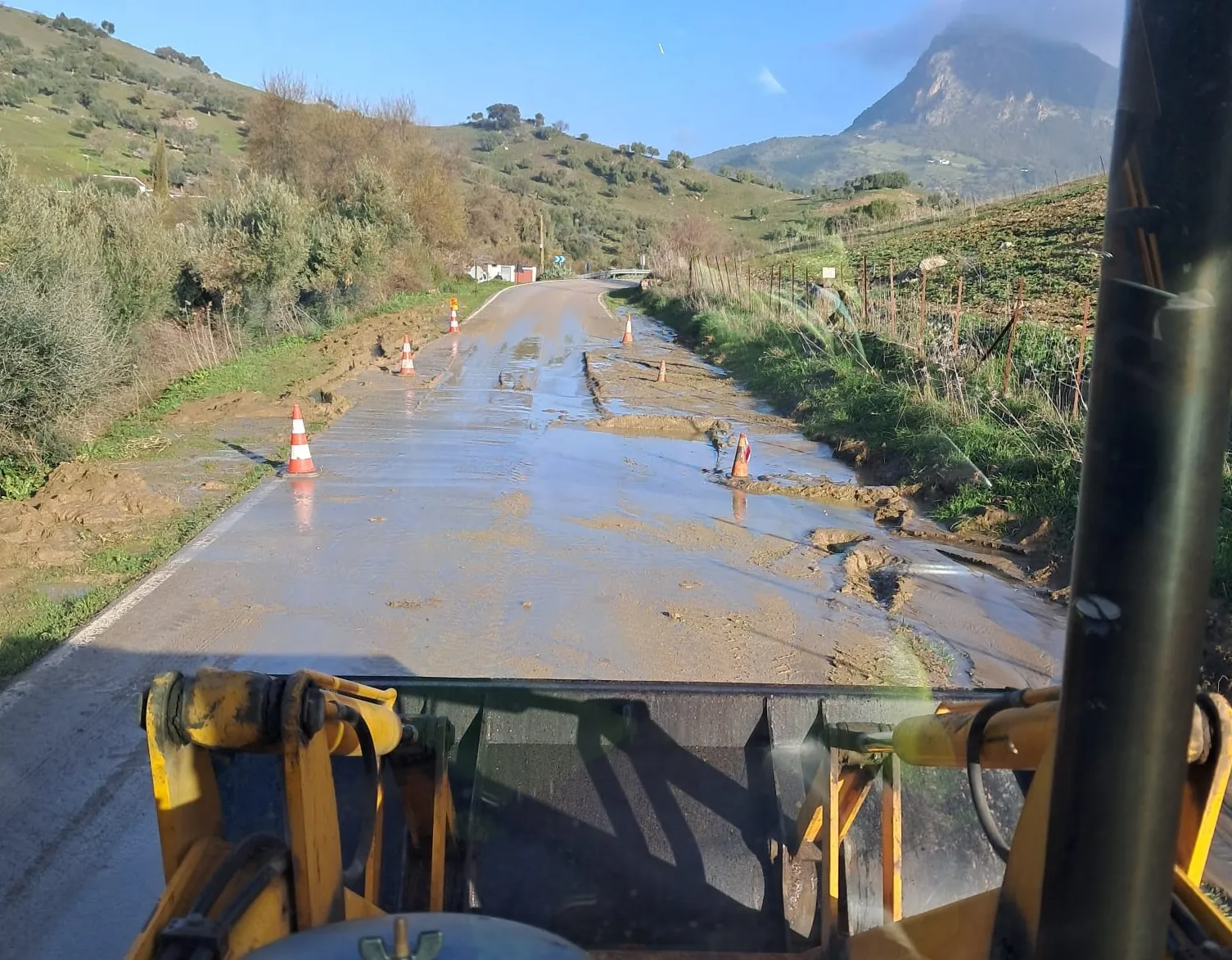 Las comunicaciones en la provincia vuelven a estar afectadas por el mal tiempo