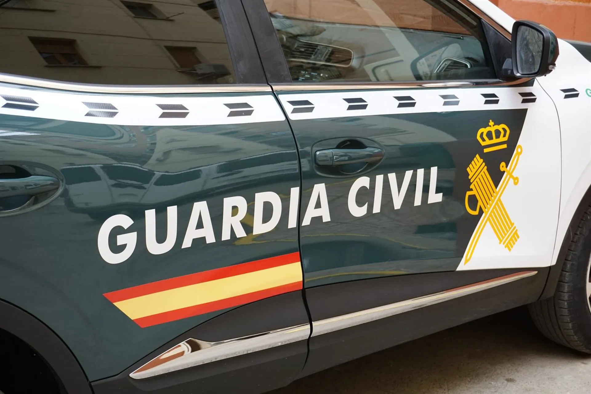 Vehículo de la Guardia Civil.