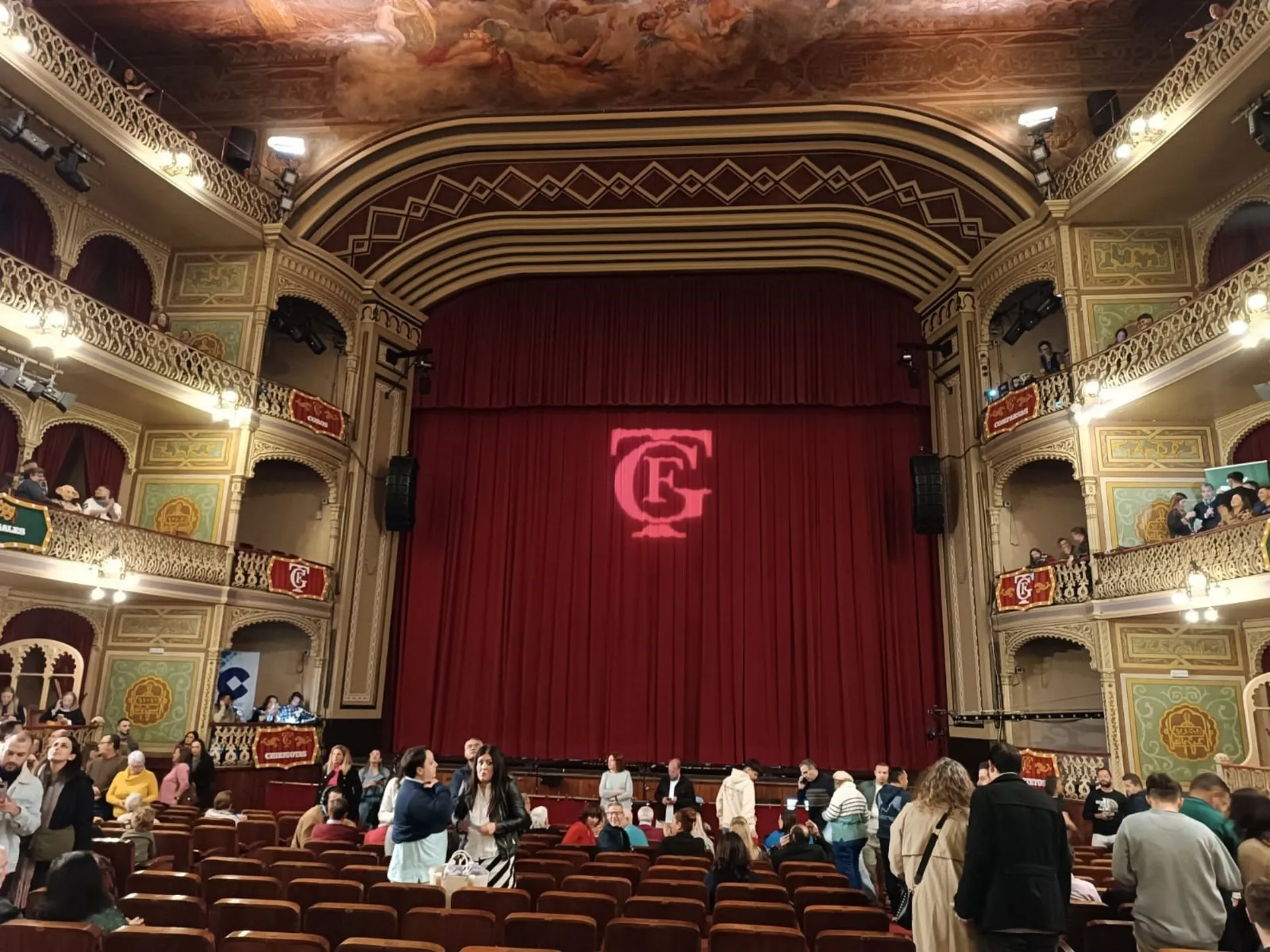  El patio de butacas del Gran Teatro Falla
