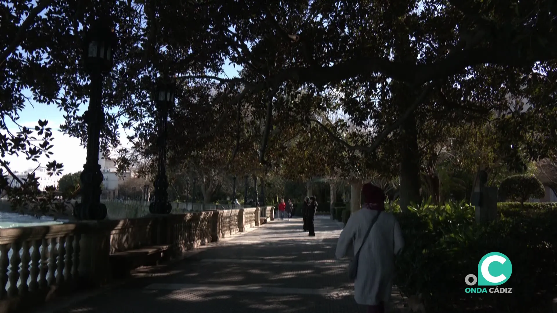 Zona de la Alameda donde tuvo lugar el suceso