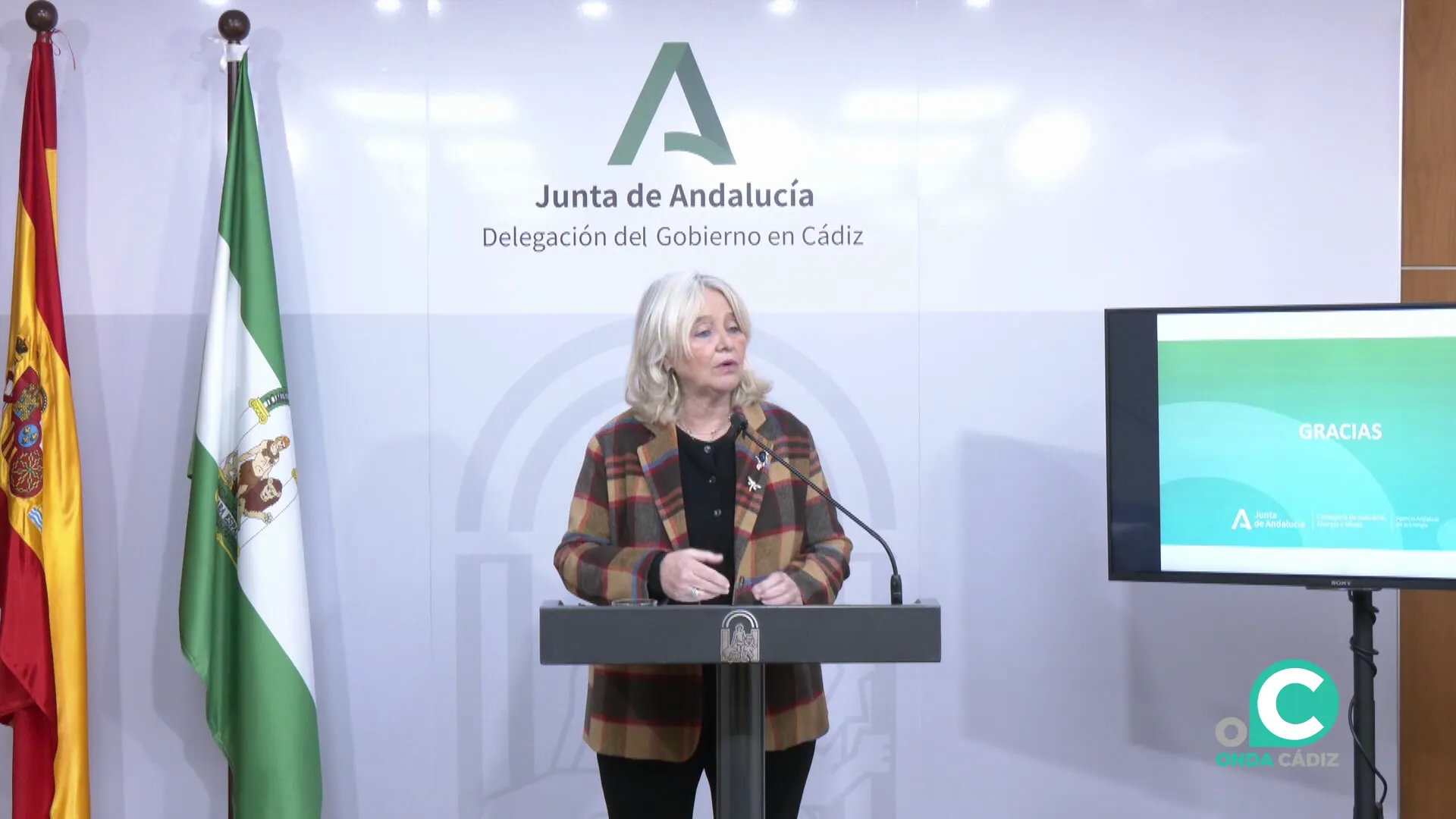 Colombo durante su intevención ante los medios este martes