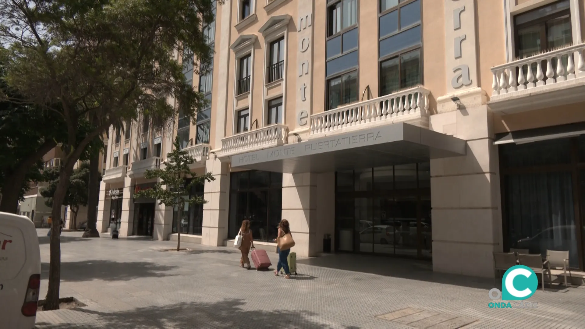 Uno de los hoteles de la ciudad de Cádiz. 