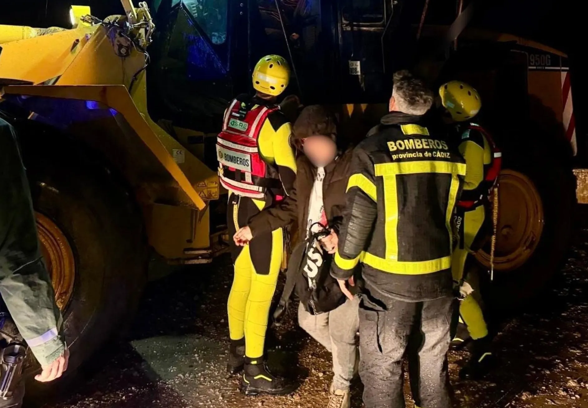 Para el operativo fue necesario el uso de una retroexcavadora 