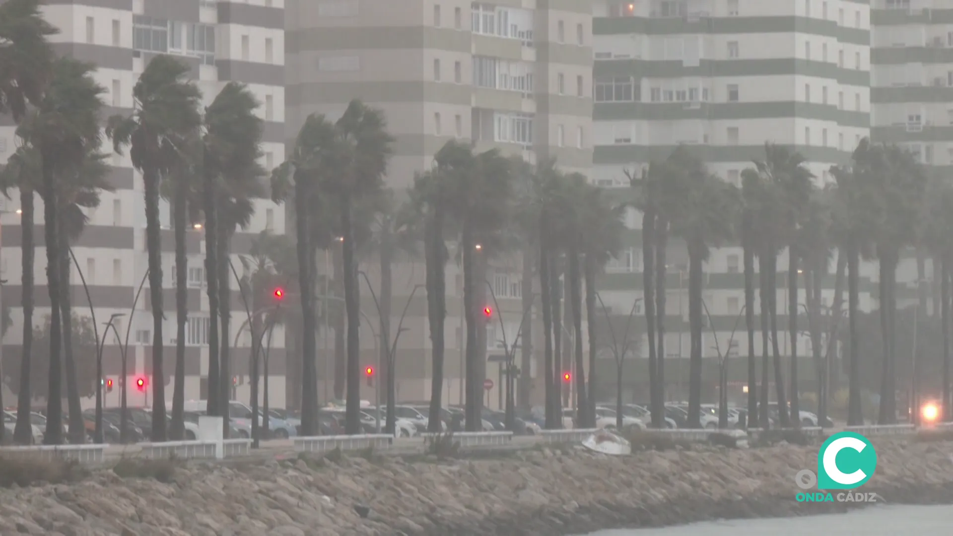 Efectos de temporal en la Barriada de La Paz