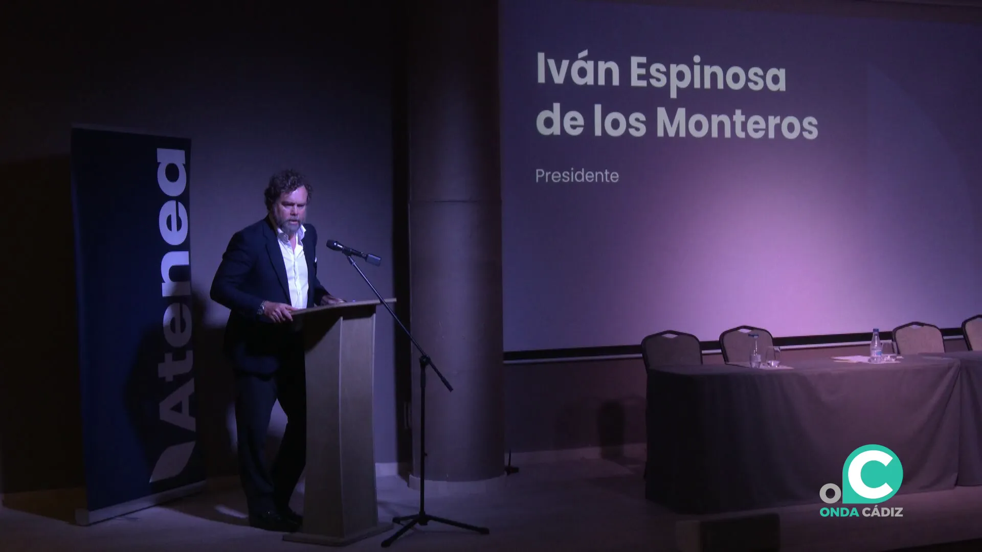 Iván Espinosa de los Monteros, durante su intervención en el acto