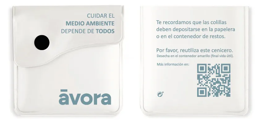 Cenicero reutilizable