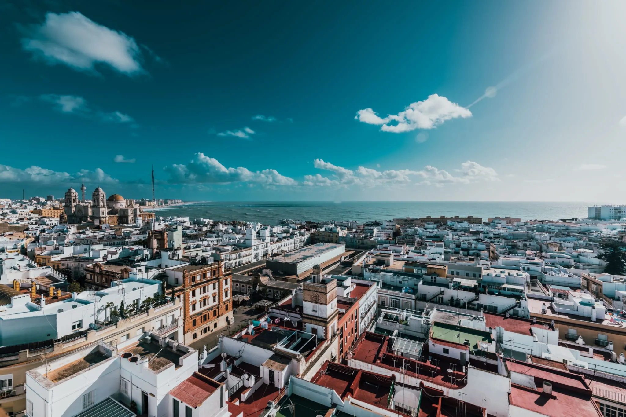 Vista del entorno urbano de la capital gaditana