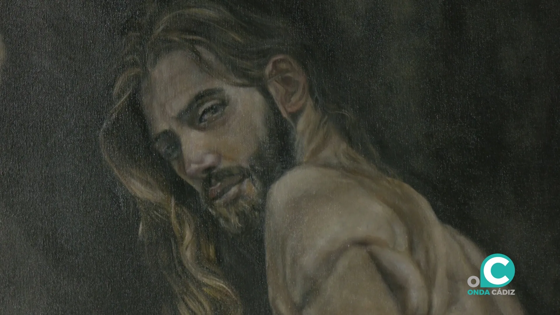 Los artistas Melu Lemus y Luciano Albarrán exponen en Cádiz la muestra 'Joshua, Homo Terrae, Deus Caeli'.