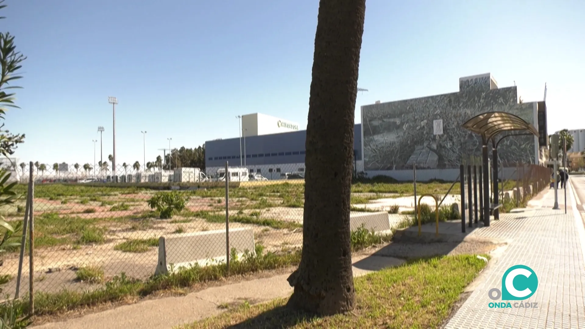 Solar del proyecto del nuevo Hospital de Cádiz.