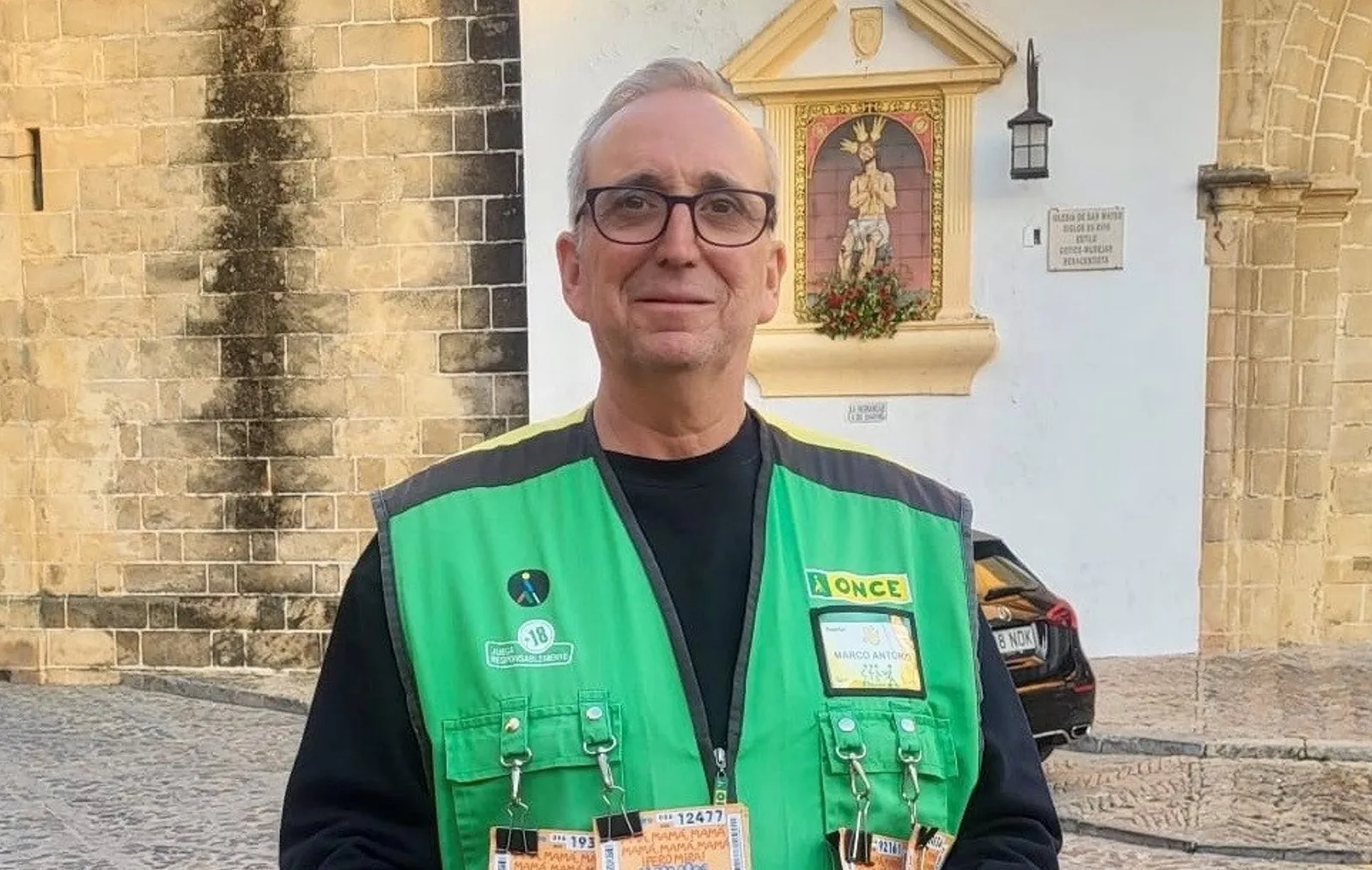 El vendedor que ha llevado la suerte a Jerez de la Frontera